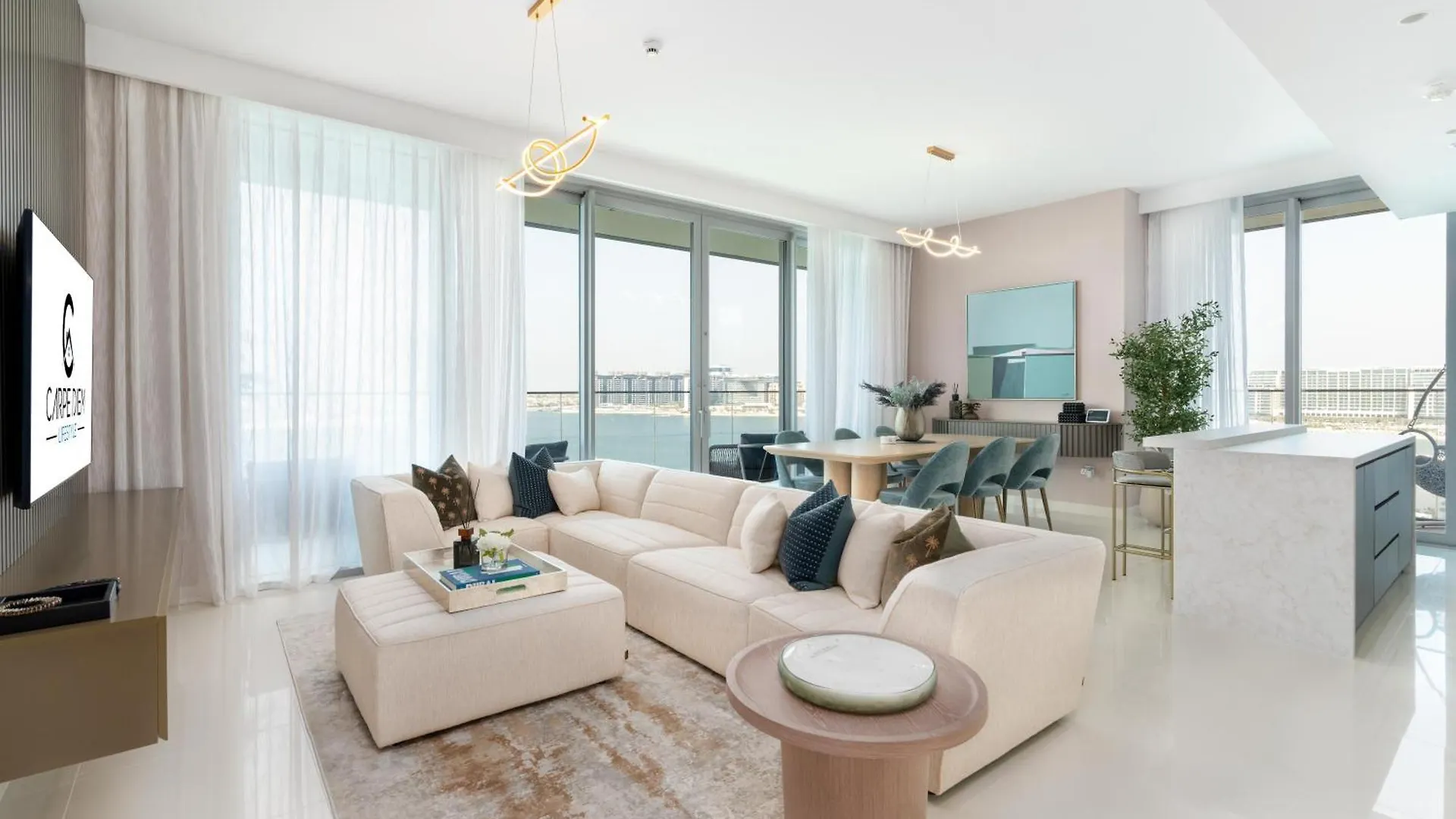 Beach Isle Tower 1 - Beachfront Stunning - Full Sea Views Apartment Dubai