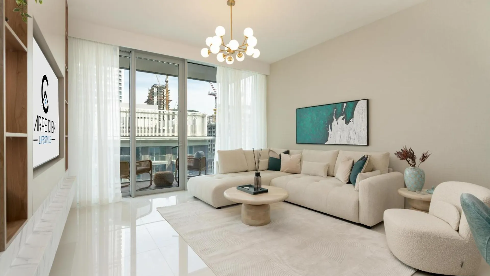 Beach Isle Tower 1 - Beachfront Stunning - Full Sea Views Lägenhet Dubai