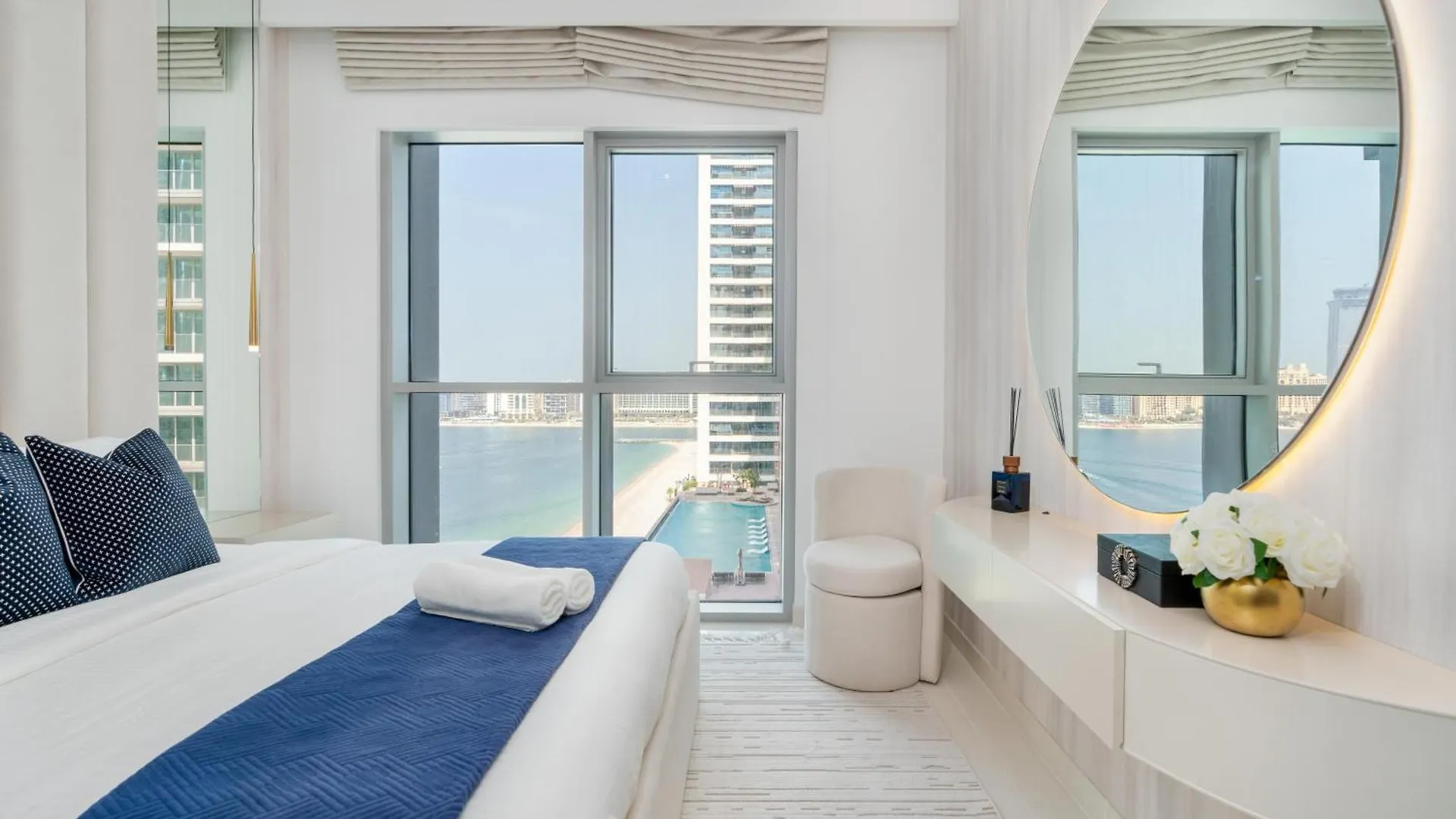 Beach Isle Tower 1 - Beachfront Stunning - Full Sea Views Lägenhet Dubai Förenade Arabemiraten